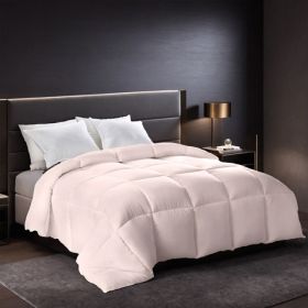 2-Pack Pink Oversized Duvet Inserts. Crafted From Comfortable, Breathable Fabric, These Soft And Fluffy Comforters Feature A Bohemian Design. Ideal Fo