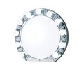 Noralie Mirrored & Faux Diamonds Accent Mirror (Assembled)