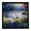 Bufflehead Framed Metal Print Bathroom, Kitchen, Office, Home Decor Wall Art Ready to Hang, Square, 8X8