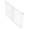 Baby Gate for Stairs, 31-48 in Adjustable Width, 30 in High Dog Gate, No Bottom Bar, One-Handed Operation