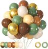 Green and Brown Balloons Set