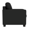 Dyno Stationary Club Chair with Red Line Flag Vertical Logo Panel