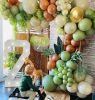 Green and Brown Balloons Set