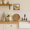 Camel Framed Metal Print Bathroom, Kitchen, Office, Home Decor Wall Art Ready to Hang, Square, 8X8