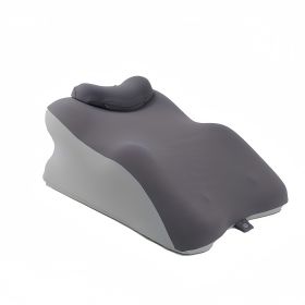 Ergonomic Cotton Pillow, Multi-Use Prone Pillow For Sleeping, Breathable Bed Pillow For Side & Back Sleepers, Detachable Washable Cover, Back Support (Option: Gray)