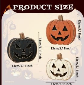 Halloween wooden pumpkin ghost black cat ornament room desktop holiday decoration wooden craft
Halloween wooden pumpkin ghost black cat ornament room (thickness: 1cm, Color: 13*13cm3pcs)