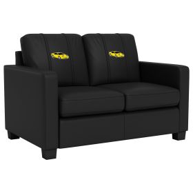 Dyno Stationary Loveseat with Sports Car Gaming Logo (Sports Car Color: Yellow)