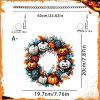 Halloween New Hot Selling Riding Broom Magical Witch Creative Wooden Printing Doors and Windows Garden Hanging Decoration